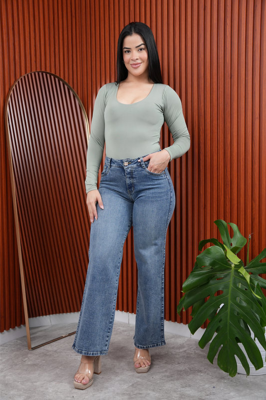 WIDE LEG 1 BOTON