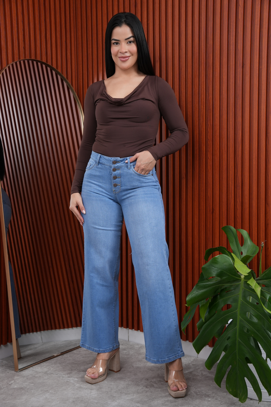 WIDE LEG 4 BOTONES