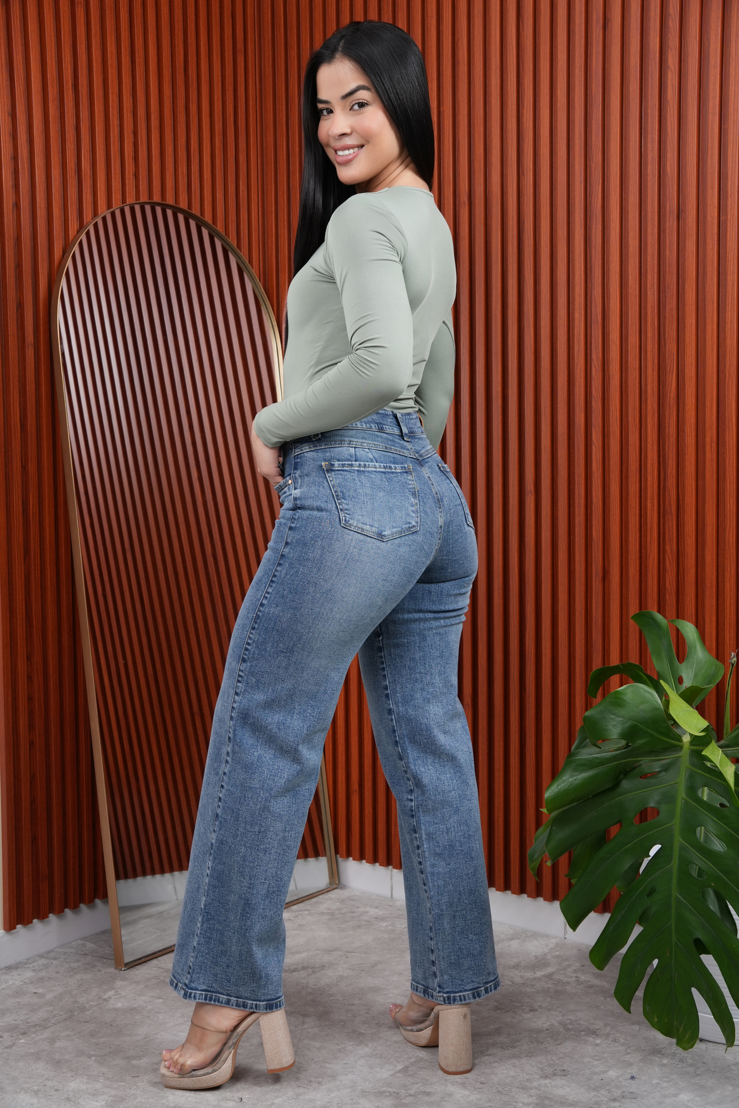 WIDE LEG 1 BOTON